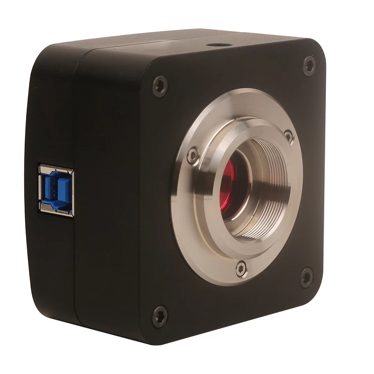 ToupTek U3CMOS USB 3.0 C-Mount CMOS Kamera – 3–18 MP çözünürlük, CNC alüminyum gövde ve USB 3.0 hızlı bağlantılı güçlü mikroskopik kameradur.